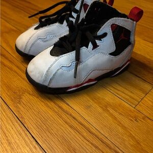 Kids White and Black Sneakers